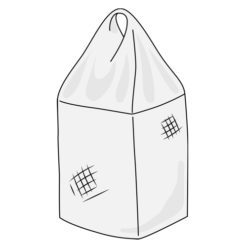 3570-7559 1 Schlaufen Big Bag (Einweg)