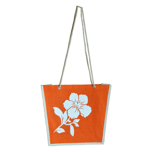 8850-6075 Jute shopping bags "Oranje"